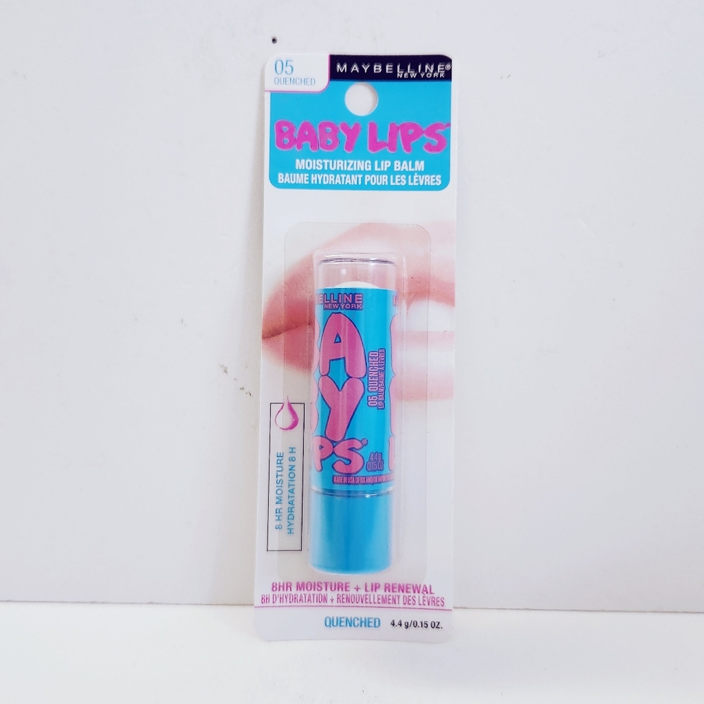 ⭐4/$15 Maybelline Baby Lips Moisturizing Lip Balm Quenched